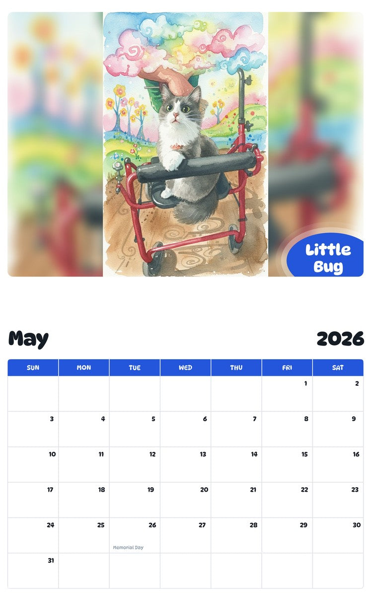 2026 - 2027 Little Bug - Pawidols Pet Calendar