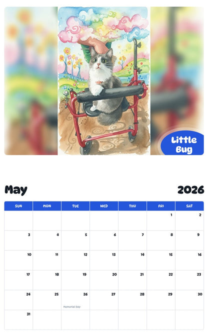 2026 - 2027 Little Bug - Pawidols Pet Calendar