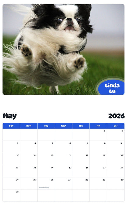 2026 - 2027 Linda Lu - Pawidols Pet Calendar