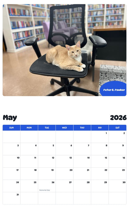 2026 - 2027 Peter B. Pawker - Pawidols Pet Calendar