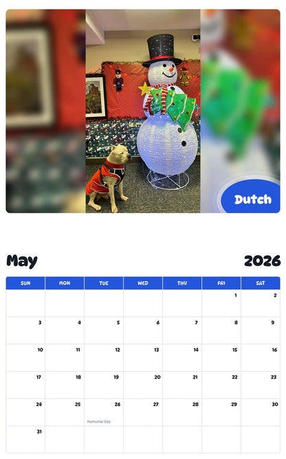 2026 - 2027 Dutch - Pawidols Pet Calendar