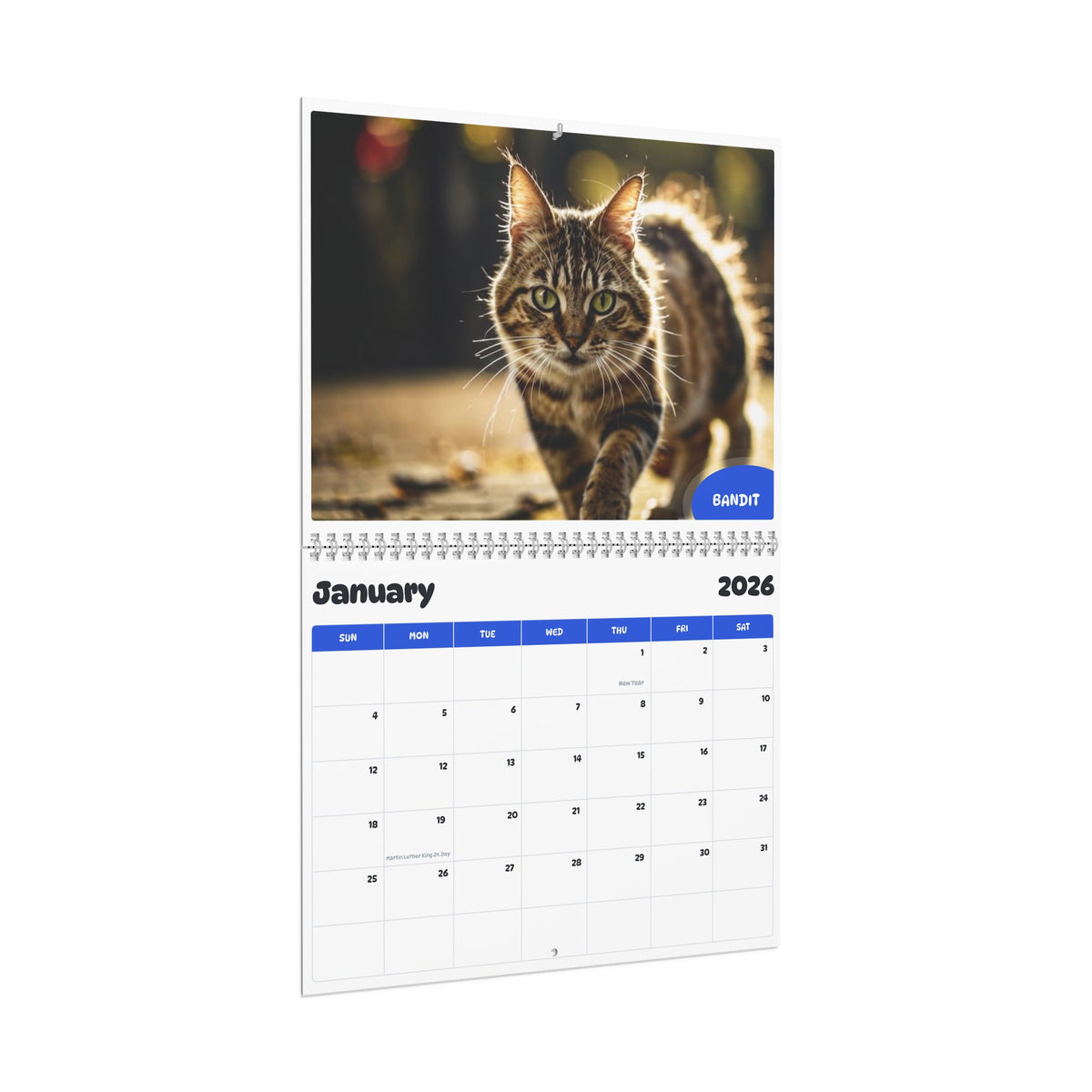 2026 - 2027 Jenny - Pawidols Pet Calendar