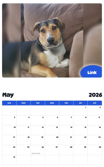 2026 - 2027 Link - Pawidols Pet Calendar