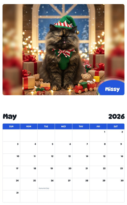 2026 - 2027 Missy - Pawidols Pet Calendar