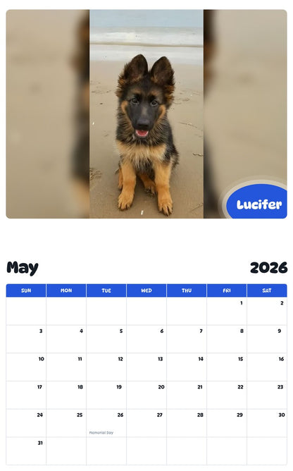 2026 - 2027 Lucifer - Pawidols Pet Calendar