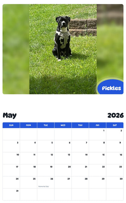 2026 - 2027 Pickles - Pawidols Pet Calendar