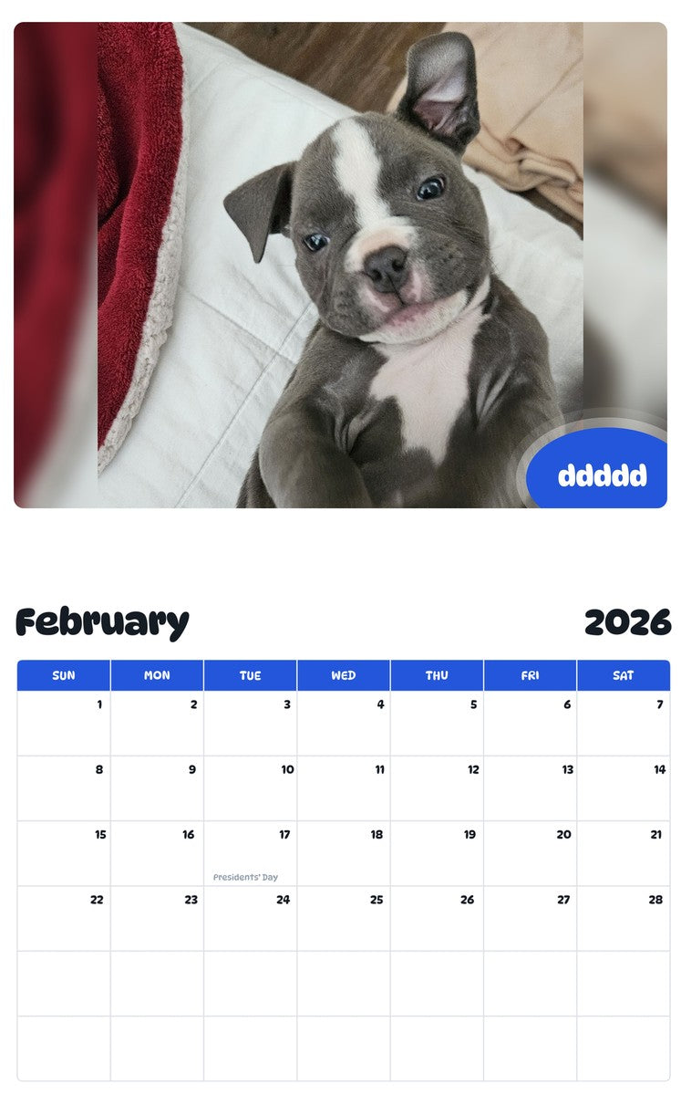 October 2025 - September 2026 ddddd - Pawidols Pet Calendar
