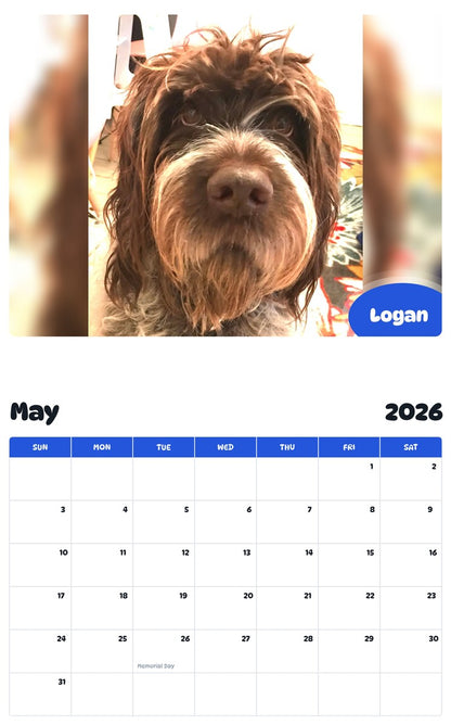 2026 - 2027 Logan - Pawidols Pet Calendar