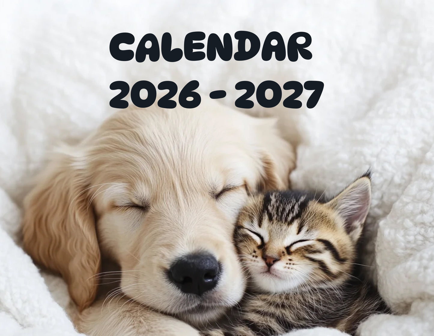 July 2026 - June 2027 Pawidols Pet Calendar (dog)