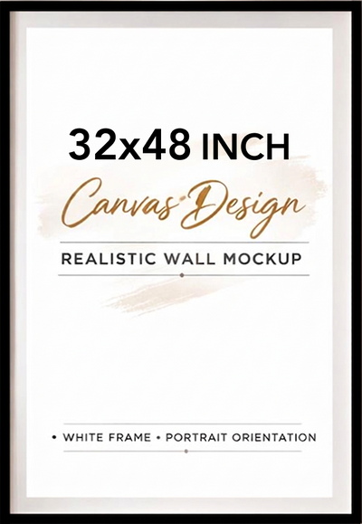32″ x 48″ (Vertical) / 1.25"
