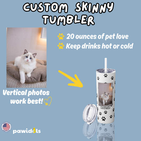 Custom Personalized Insulated Tumbler With A Straw (20oz)