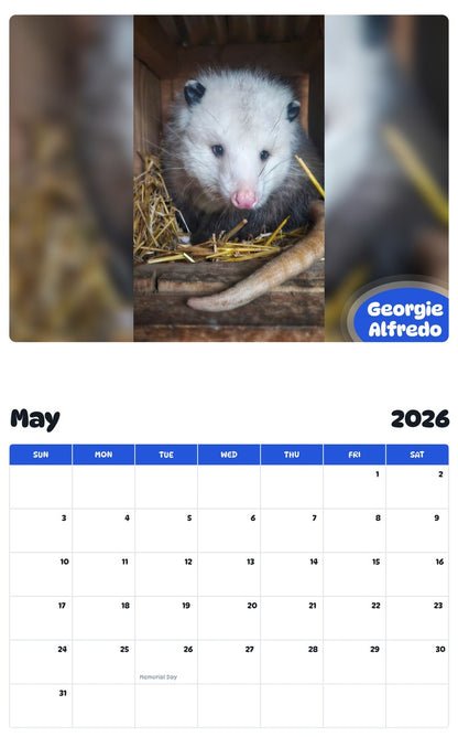 2026 - 2027 Georgie Alfredo - Pawidols Pet Calendar