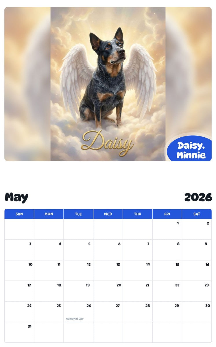 2026 - 2027 Daisy.    Minnie - Pawidols Pet Calendar