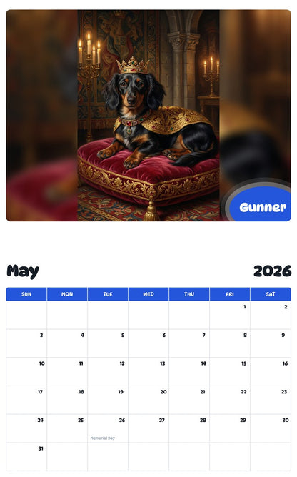 2026 - 2027 Gunner - Pawidols Pet Calendar