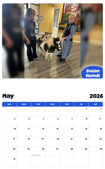 2026 - 2027 Susan Heindl - Pawidols Pet Calendar