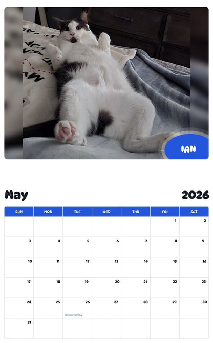 2026 - 2027 IAN - Pawidols Pet Calendar