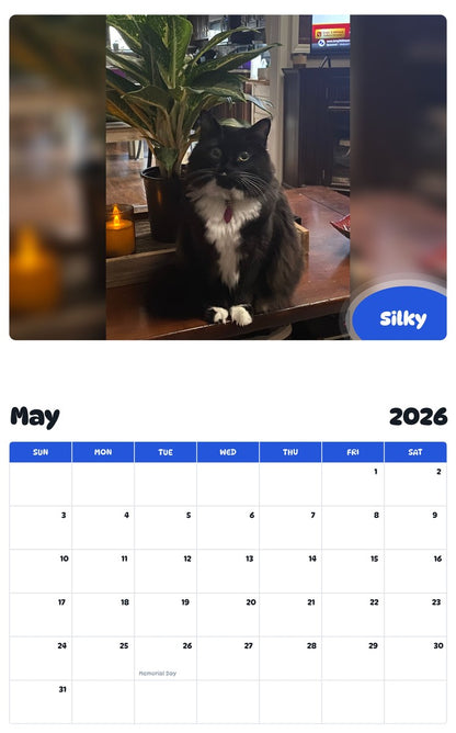 2026 - 2027 Silky - Pawidols Pet Calendar