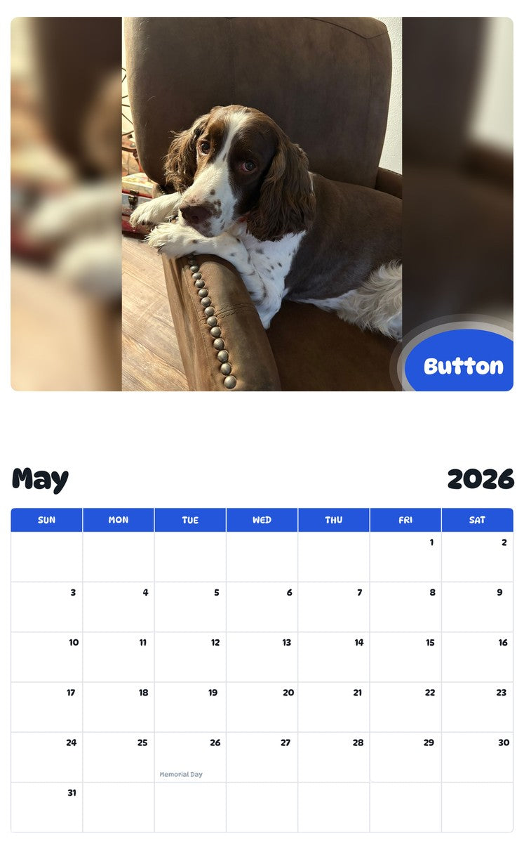 2026 - 2027 Button - Pawidols Pet Calendar