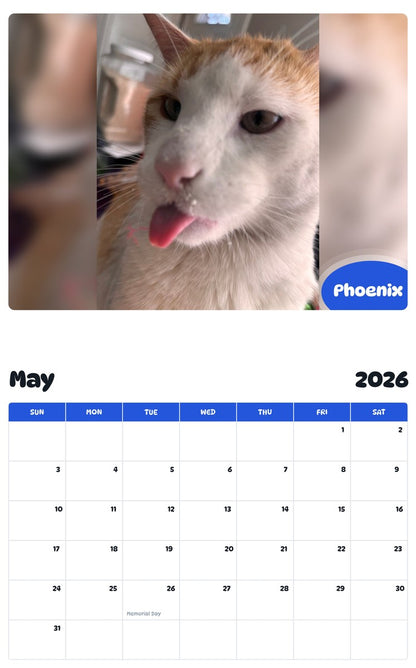 2026 - 2027 Phoenix - Pawidols Pet Calendar