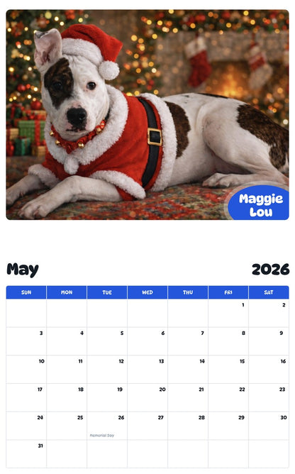 2026 - 2027 Maggie Lou - Pawidols Pet Calendar
