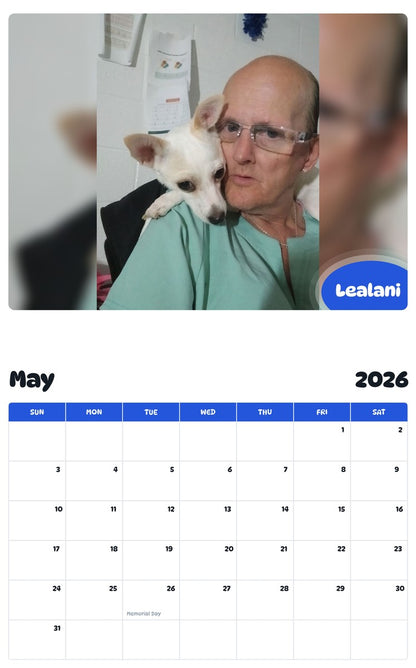 2026 - 2027 Lealani - Pawidols Pet Calendar