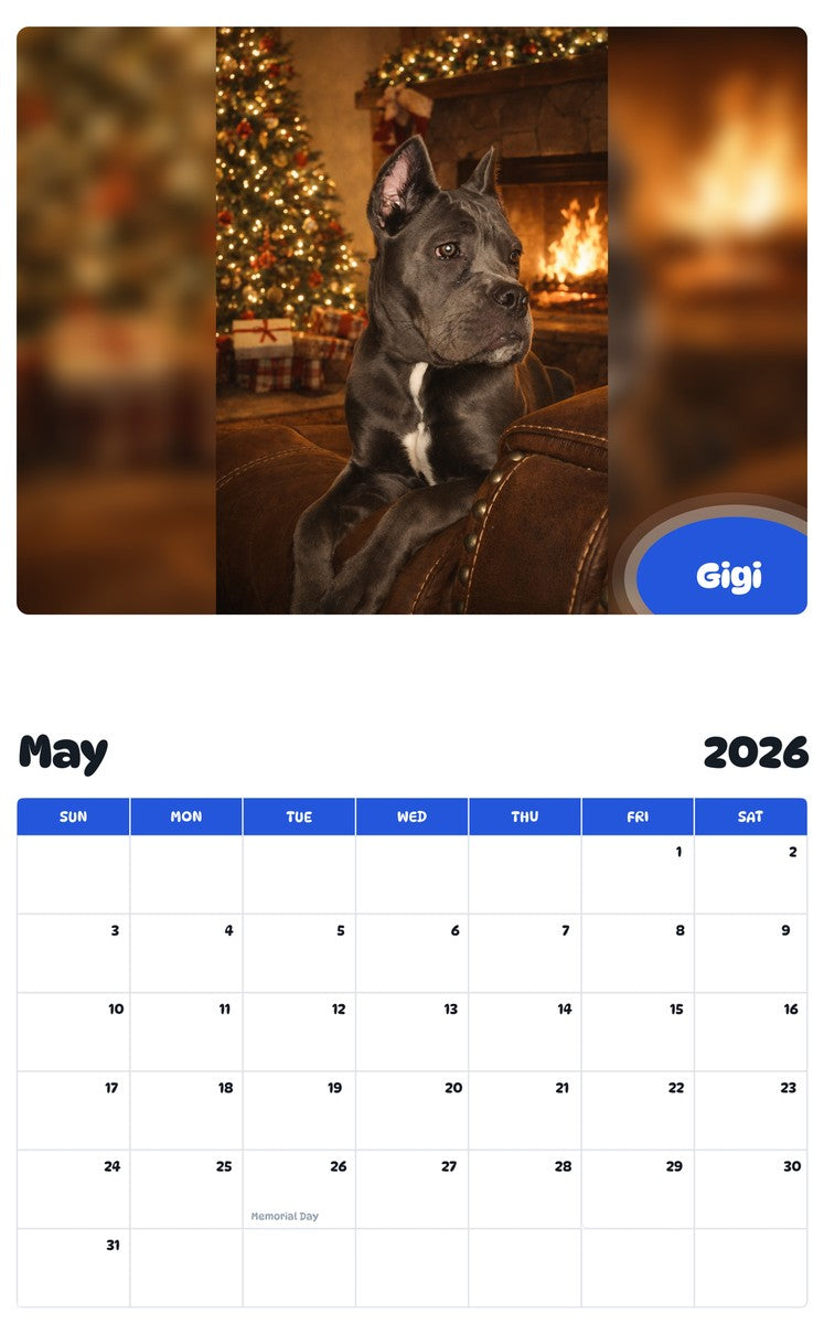 2026 - 2027 Gigi - Pawidols Pet Calendar