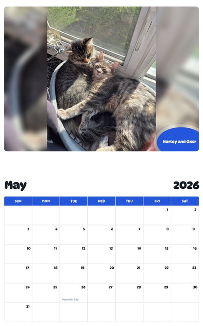 2026 - 2027 Harley and Gxsr - Pawidols Pet Calendar