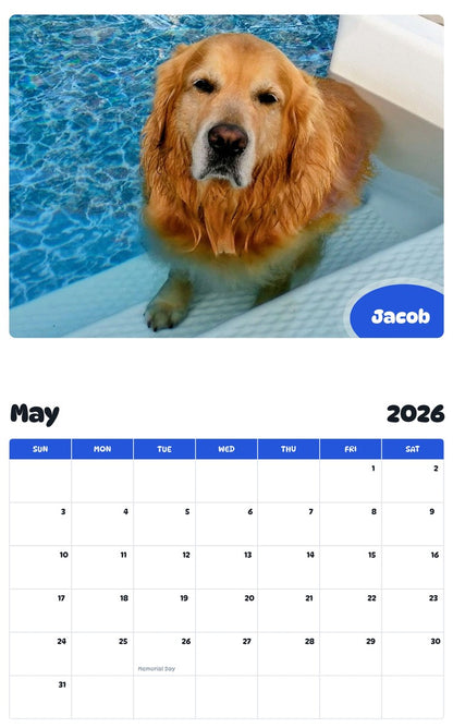 2026 - 2027 Jacob - Pawidols Pet Calendar