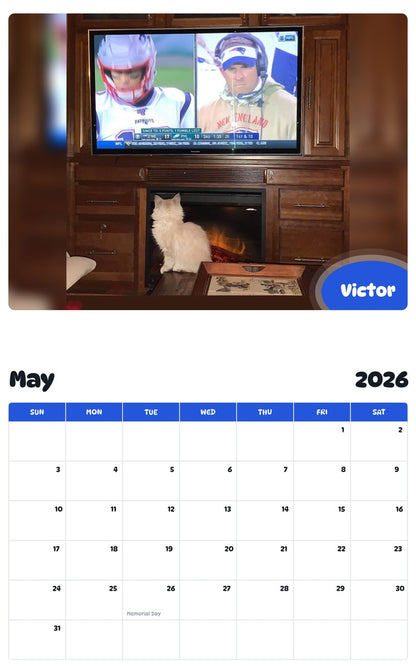 2026 - 2027 Victor - Pawidols Pet Calendar