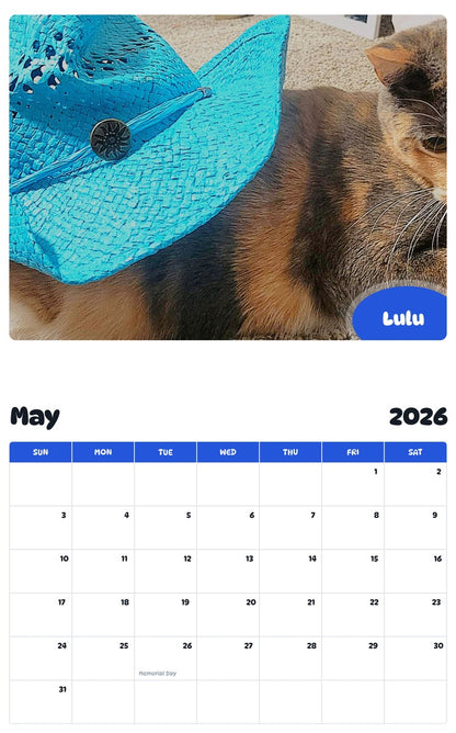 2026 - 2027 Lulu - Pawidols Pet Calendar
