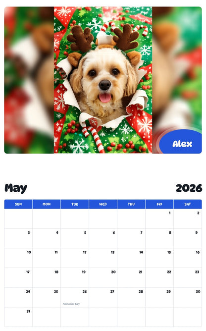 2026 - 2027 Alex - Pawidols Pet Calendar
