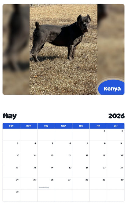 2026 - 2027 Kenya - Pawidols Pet Calendar