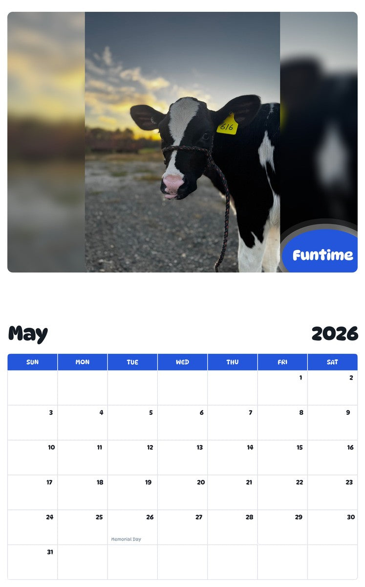 2026 - 2027 Funtime - Pawidols Pet Calendar