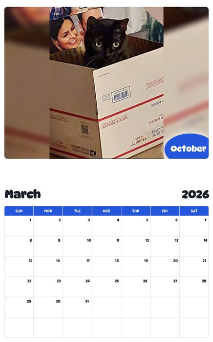 November 2025 - October 2026 October - Pawidols Pet Calendar