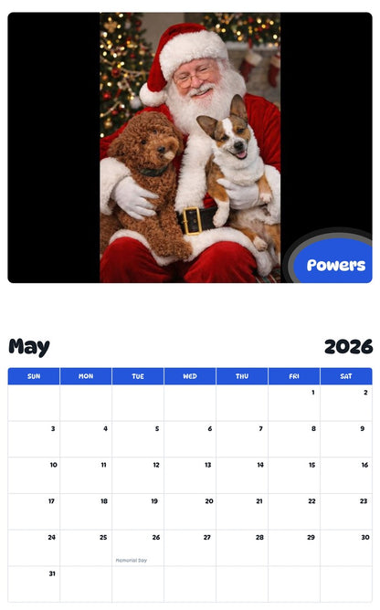 2026 - 2027 Powers - Pawidols Pet Calendar