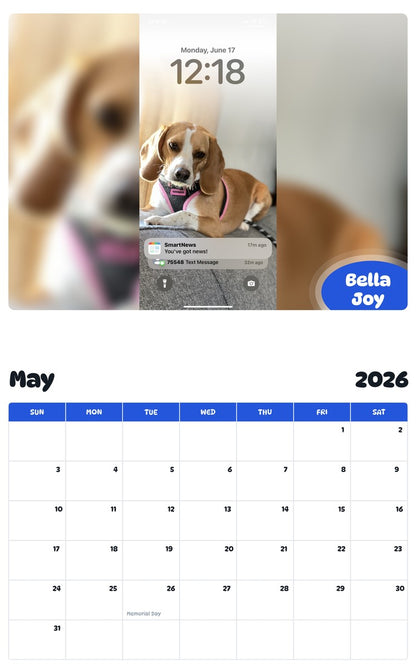 2026 - 2027 Bella Joy - Pawidols Pet Calendar