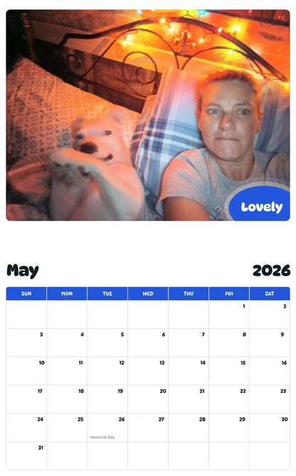 2026 - 2027 Lovely - Pawidols Pet Calendar