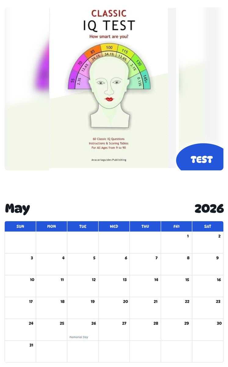 2026 - 2027 TEST - Pawidols Pet Calendar