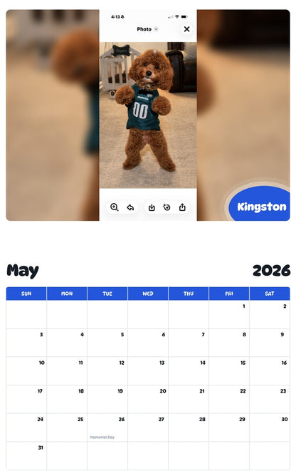 2026 - 2027 Kingston - Pawidols Pet Calendar