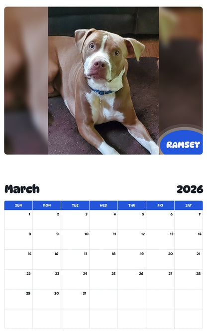 November 2025 - October 2026 RAMSEY - Pawidols Pet Calendar