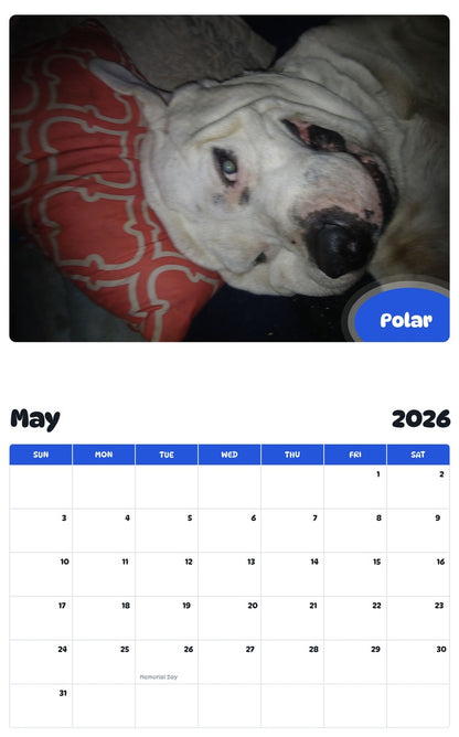 2026 - 2027 Polar - Pawidols Pet Calendar