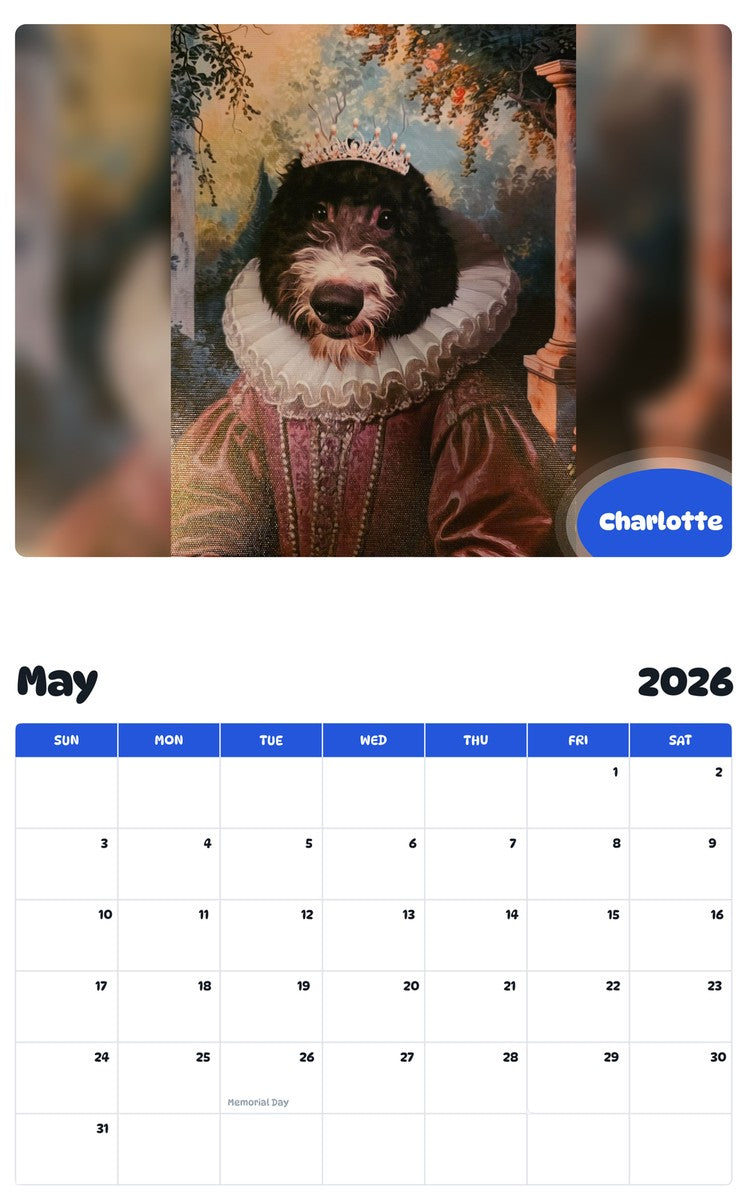 2026 - 2027 Charlotte - Pawidols Pet Calendar