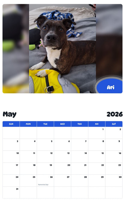 2026 - 2027 Ari - Pawidols Pet Calendar