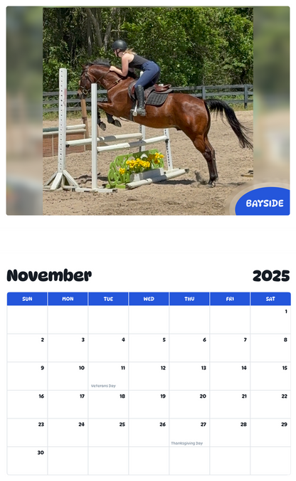 July 2025 - June 2026 Bayside - Pawidols Pet Calendar