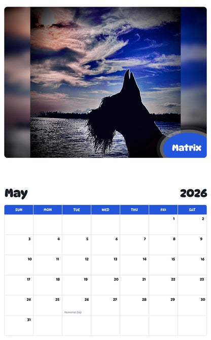 2026 - 2027 Matrix - Pawidols Pet Calendar