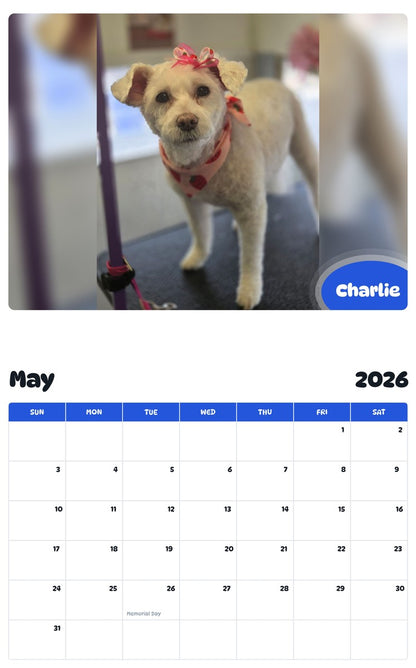 2026 - 2027 Charlie - Pawidols Pet Calendar