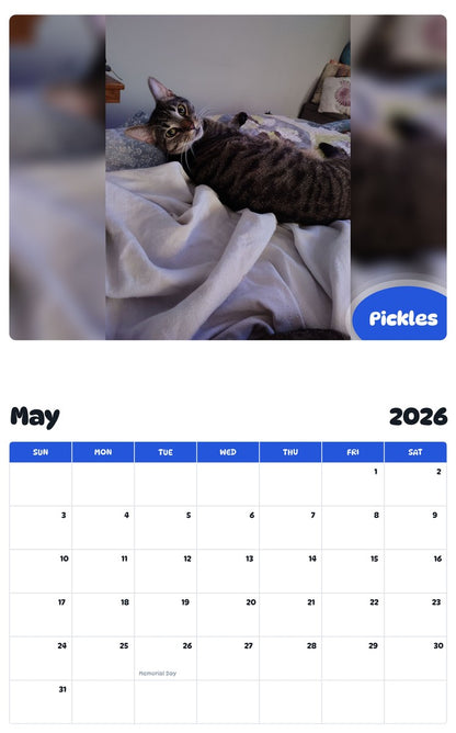 2026 - 2027 Pickles - Pawidols Pet Calendar