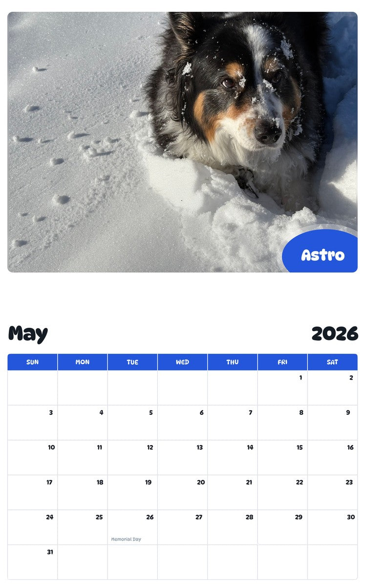 2026 - 2027 Astro - Pawidols Pet Calendar