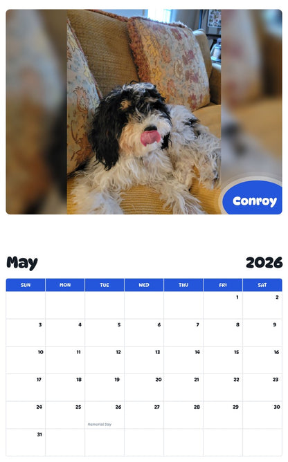 2026 - 2027 Conroy - Pawidols Pet Calendar
