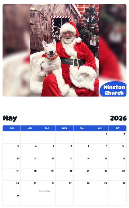 2026 - 2027 Winston Church - Pawidols Pet Calendar